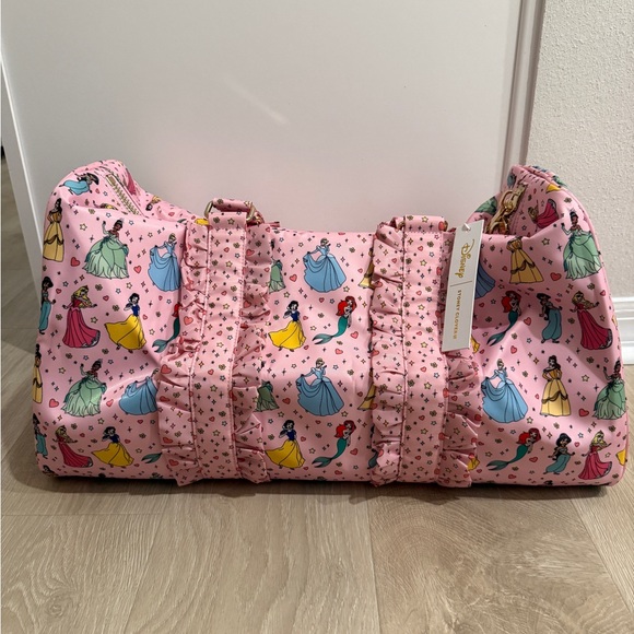 Stoney Clover Lane Pink Princess Pattern Duffel Bag - Picture 2 of 4
